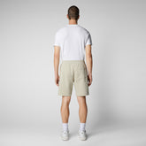 Man's trousers Tae in stone beige | Save The Duck