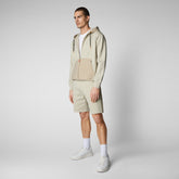 Man's trousers Tae in stone beige | Save The Duck