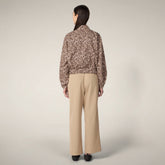 Women's Bomber Jacket Alana with leopard print - Fyi - Smartleisure Clothing | Save The Duck