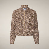 Women's Bomber Jacket Alana with leopard print - Fyi - Smartleisure Clothing | Save The Duck