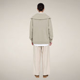 Women's Half-Zip Top Hinata in Rainy Beige | Save The Duck