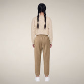 Women's Pants Hiroko in Biscuit Beige | Save The Duck