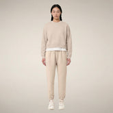 Women's Pants Hiroko in Rainy Beige | Save The Duck