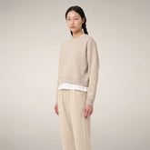 Women's Pants Hiroko in Rainy Beige | Save The Duck