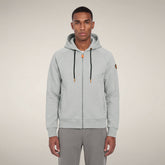 Felpa scuba con cappuccio unisex Syd bianco panna | Save The Duck