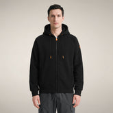 Felpa scuba con cappuccio unisex Syd nera | Save The Duck