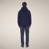 Felpa scuba con cappuccio unisex Syd blu navy - Abbigliamento Smartleisure | Save The Duck