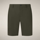 Shorts uomo Aloys verde serpente - FYI - Smartleisure Clothing | Save The Duck