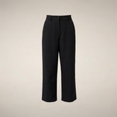 Pantaloni chino donna Gita neri - Abbigliamento Smartleisure | Save The Duck