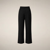 Pantaloni chino donna Gita neri - Abbigliamento Smartleisure | Save The Duck