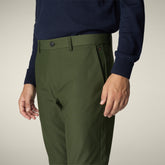 Pantaloni uomo Steve L.32 verde bosco - Smartleisure Clothing | Save The Duck
