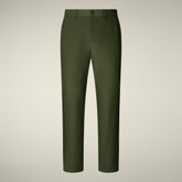 Pantaloni uomo Steve L.32 verde bosco - Smartleisure Clothing | Save The Duck