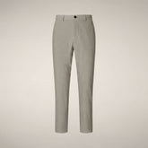 Men's Trousers Steve L.32 in Rainy Beige | Save The Duck