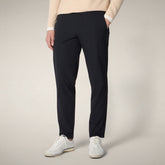 Pantaloni slim uomo Corbin L.32 nero - ASAP | Save The Duck