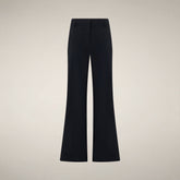 Women's Wide Pants Bela in Black - Fyi - Smartleisure Clothing | Save The Duck