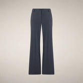 Women's Wide Pants Bela in Blue Black - Fyi - Smartleisure Clothing | Save The Duck