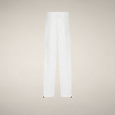 Women's Cargo Pants Lays in Off White - Omw - Smartleisure Clothing | Save The Duck