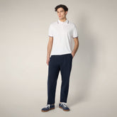 Polo Hari blanc cassé pour homme - New in Man SS26 | Save The Duck