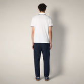 Polo Hari blanc cassé pour homme - New in Man SS26 | Save The Duck