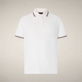 Polo Hari blanc cassé pour homme - New in Man SS26 | Save The Duck