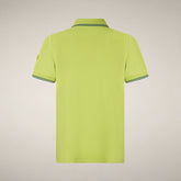 Polo Hari vert citron pour homme - New in Man SS26 | Save The Duck