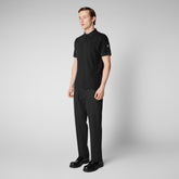 Polo Orio noir pour homme - New In Man | Save The Duck