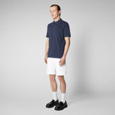 Poloshirt Orio in navy blue - Man's shirts & Sweat-shirts | Save The Duck