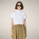 Polo donna Aina bianco | Save The Duck
