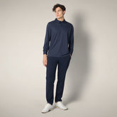 Polo Dagan bleu marine pour homme - New in Man SS26 | Save The Duck