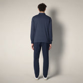 Polo Dagan bleu marine pour homme - New in Man SS26 | Save The Duck