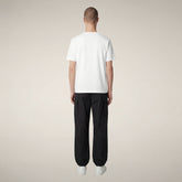 T-shirt Sabik blanc pour homme - New in Man SS26 | Save The Duck