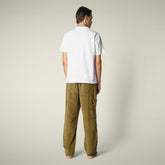 T-shirt uomo Bram bianco ottico - Smartleisure Clothing | Save The Duck