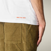 T-shirt uomo Bram bianco ottico - Smartleisure Clothing | Save The Duck