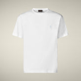 T-shirt uomo Bram bianco ottico - Smartleisure Clothing | Save The Duck