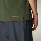 T-shirt uomo Bram verde bosco - Smartleisure Clothing | Save The Duck