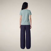 T-shirt Annabeth bleu des îles pour femme - Smartleisure - FYI Woman | Save The Duck