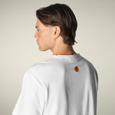 T-shirt uomo Lucan bianco ottico - Smartleisure Clothing | Save The Duck