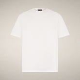 T-shirt Gabe blanc cassé pour homme - New in Man SS26 | Save The Duck
