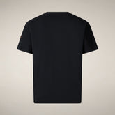 T-shirt Gabe noir pour homme - New in Man SS26 | Save The Duck