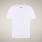 T-shirt Abram blanc pour homme - New in Man SS26 | Save The Duck