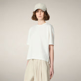 T-shirt donna Lina bianco | Save The Duck