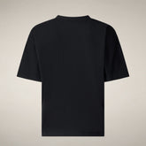 Women's T-shirt Lina in Black - T-shirts & Sweatshirts Woman SS26 | Save The Duck