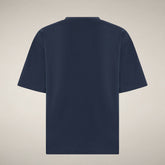 Women's T-shirt Lina in Navy Blue - T-shirts & Sweatshirts Woman SS26 | Save The Duck