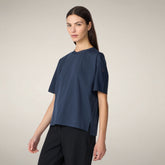 T-shirt Lina bleu marine pour femme | Save The Duck