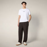 T-shirt uomo Cain bianco - Smartleisure Clothing | Save The Duck