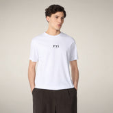 Men's T-shirt Cain in White | Save The Duck