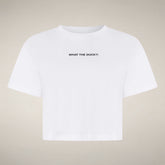 Women's T-shirt Ada in White - T-shirts & Sweatshirts Woman SS26 | Save The Duck