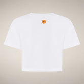 Women's T-shirt Ada in White - T-shirts & Sweatshirts Woman SS26 | Save The Duck