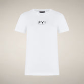 Women's T-shirt Agira in White - Woman | Save The Duck