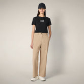 Women's T-shirt Baya in Black - OMW - Woman | Save The Duck